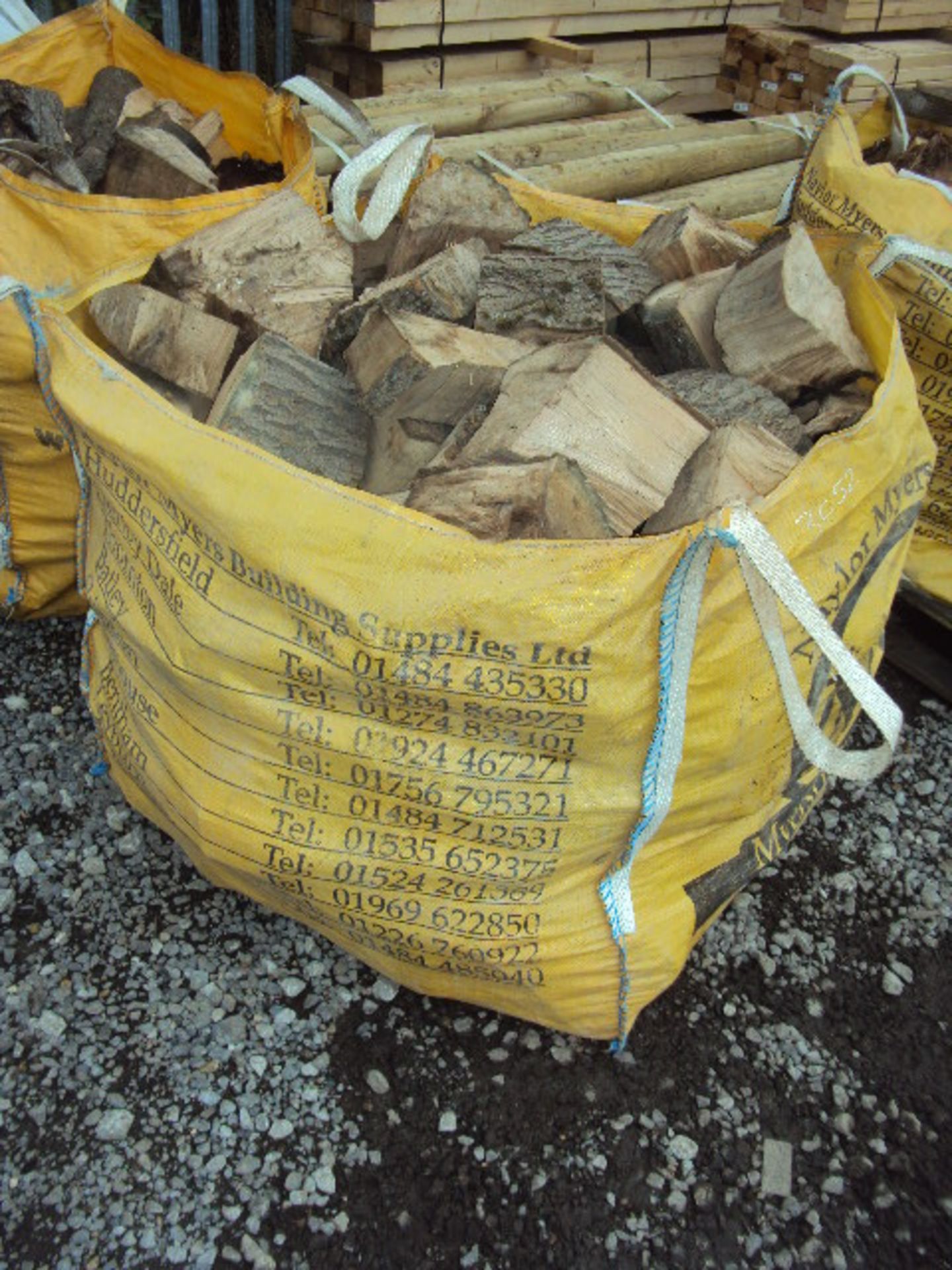 Bulk bag of logs