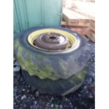 Pair of FORD/COUNTY wheels