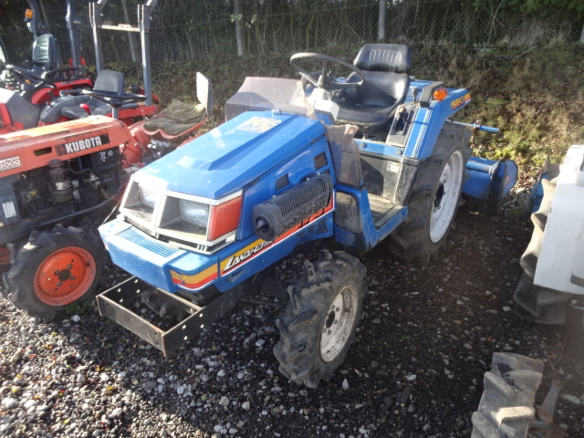 ISEKI LANDHOPE 170 3-cylinder 4wd compact tractor, 279 hours c/w rotavator (R&D) - Image 2 of 4