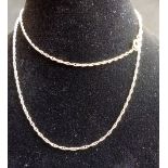 Fine 9 ct gold chain L:45 cm.