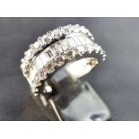 18 ct white gold 2.00 ct fancy diamond c