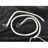 Sterling silver snake bracelet and neckl