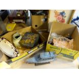 Two boxes of mixed items including ceramics,