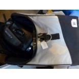 Sony camcorder in carry bag