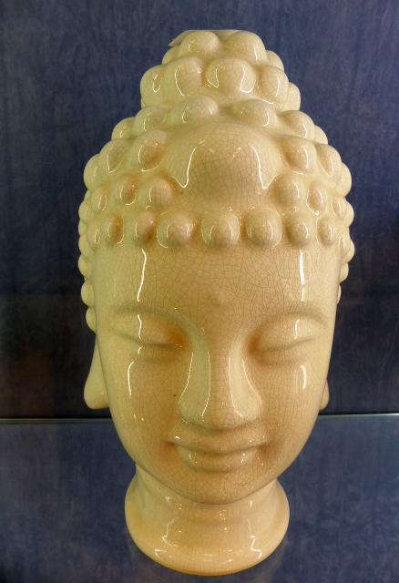 Ceramic Gautama Buddha head