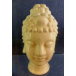 Ceramic Gautama Buddha head