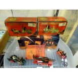 Three Matchbox models of Yesteryear vintage fire appliances