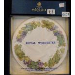 Royal Worcester cake plate and server