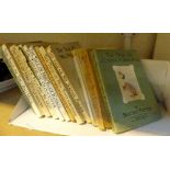 Quantity of copyright vintage BeatrixPotter books by F.
