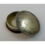 Hallmarked silver pill box assay Birmingham 1903 maker W&N