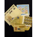Box of stamps and covers