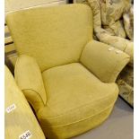 Upholstered small armchair