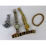 Small quantity of wristwatches and costume jewellery