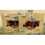 Two boxed sets of Corgi brewery vintage commercial vehicles