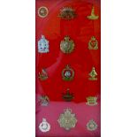 15 military cap badges including Australia Commonwealth Military Forces,