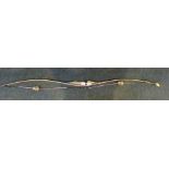 Samik Verna American Flatbow, 36 @ 28'', L: 64'', complete with new string,