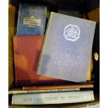 Box of mixed antique books.