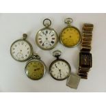 Assorted pocket watches and fashion watch