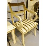 Single regency style carver chair