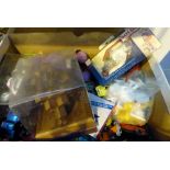 Box of predominately diecast model vehicles