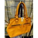 Pippa Middleton collection from Modalu orange leather handbag with dust bag