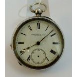 Waltham silver pocket watch Birmingham 1895