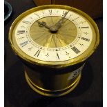 Charles Frodsham of London unusual ships automatic brass clock A/F