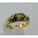 9 ct white gold rare Zultanite and diamonds 1.