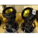 Pair of good modern professional spot lights