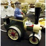Lorna Bailey Fred Dibnah steam engine teapot