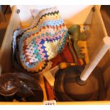 Box of mixed items including ceramics