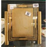 Art Deco gold and silver frames