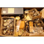 Drawer of watchmaker's spares and watch parts