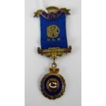 Silver hallmarked Royal Order of Buffaloes medal