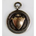 Sterling silver and gold vintage fob c1929