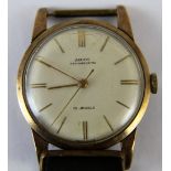 Gents 9 ct gold cased Arta wristwatch