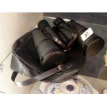 Pair of cased Hanimlex 10x50 binoculars