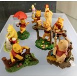 Tray of Winnie the pooh models