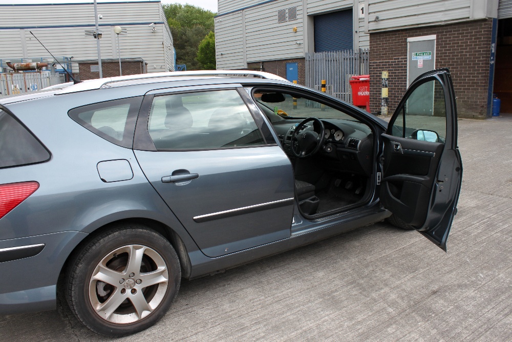 Peugeot 407 estate, 76,934 miles on the clock. reg: KP55 RYA. Petrol 1997CC. - Image 7 of 15