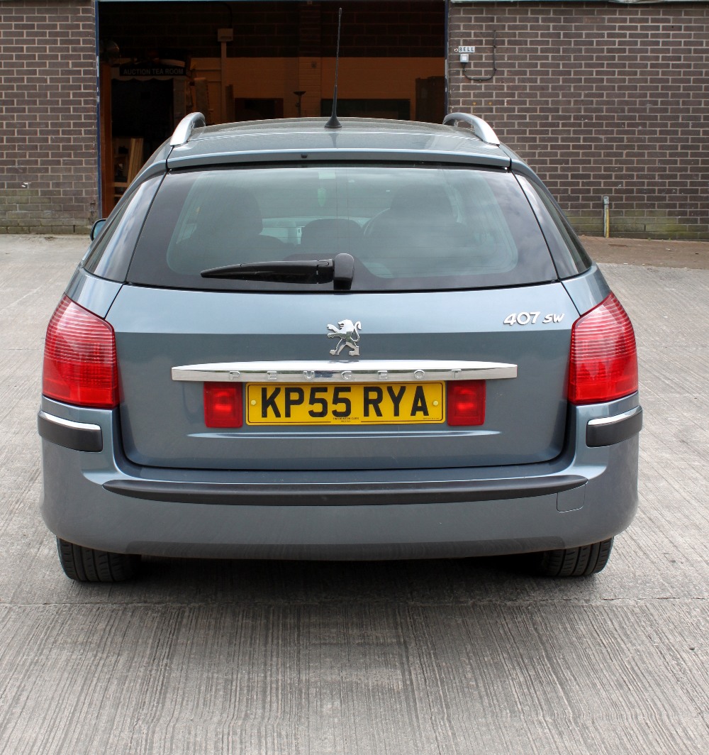 Peugeot 407 estate, 76,934 miles on the clock. reg: KP55 RYA. Petrol 1997CC. - Image 4 of 15