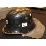 WWII German fire helmet