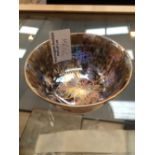 Small Fairyland lustre Wedgwood bowl with butterflies and other motifs