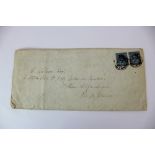 Postal History: Victorian franked envelope to Brazil
