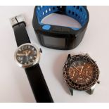 Three mixed fashion wristwatches