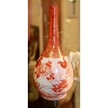 Oriental satsuma bud vase