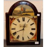 Unusual antique style clock face with quartz movement