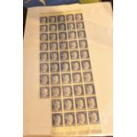 Box of albums including British stamps George V 1976 used and mint