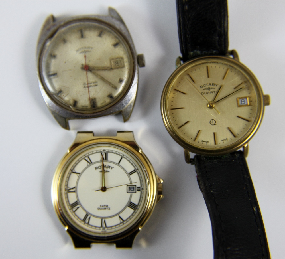 Three Rotary wristwatches