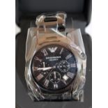 Ceramic Emporio Armani wristwatch new boxed