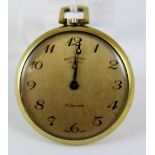 Ladies yellow metal Rotary fob or pendant watch with crown wind